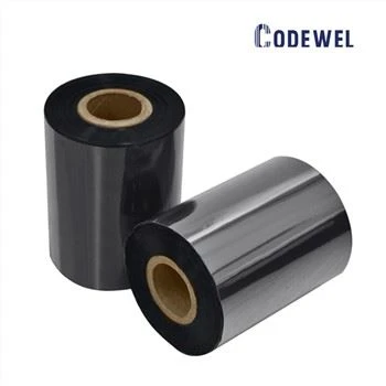 Nastro con codice a barre in cera nera 110x300mm Nastro di cera premium per stampante